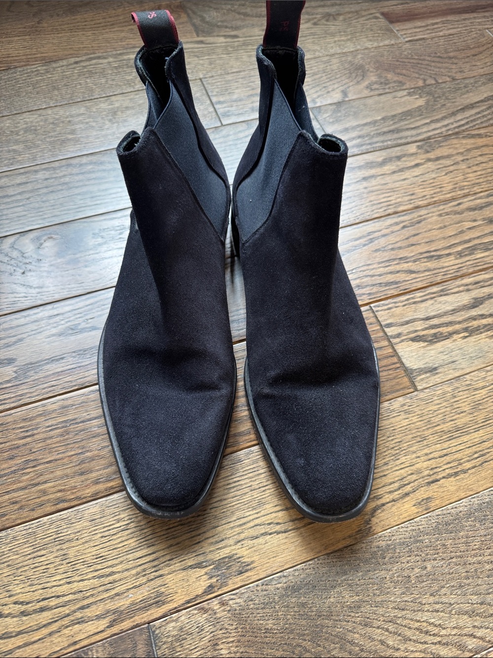 PS Paul Smith elastic-panels suede chelsea boots